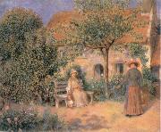 Pierre-Auguste Renoir Garden scene in Brittany Spain oil painting artist